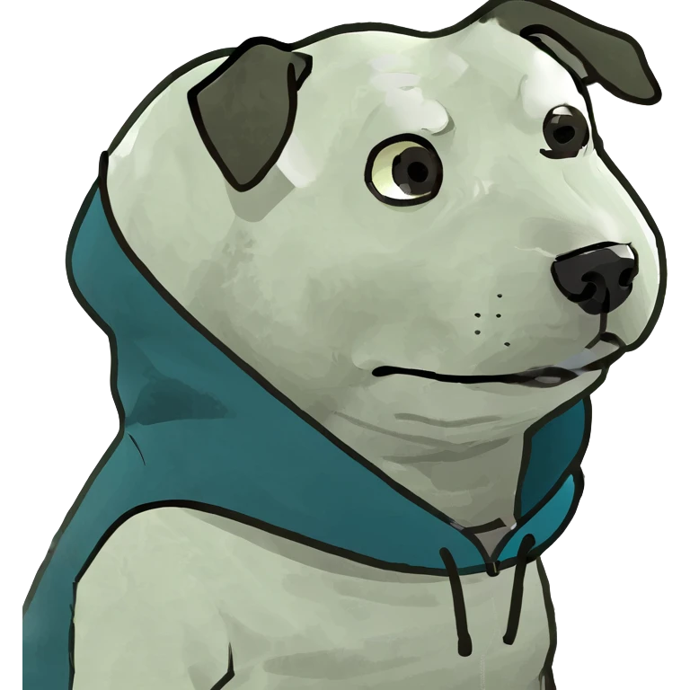 dog wearing a hoodie  emoji