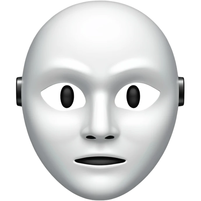 a full view of Mask emoji