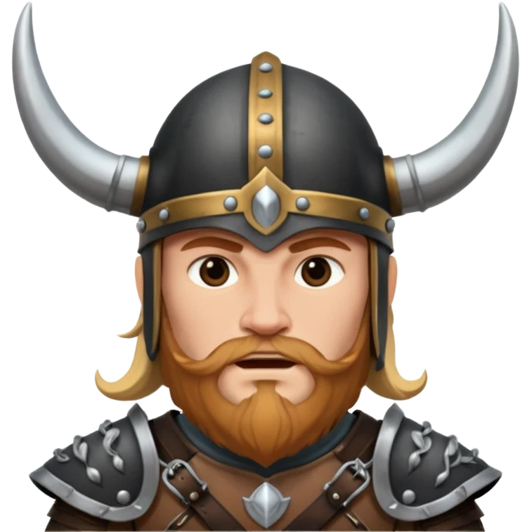viking black horn helmet emoji