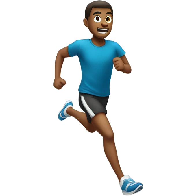 Me while running emoji