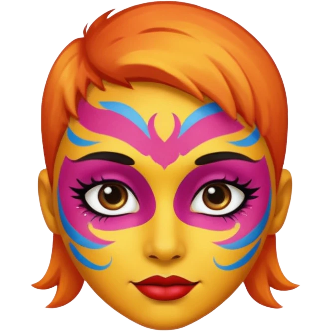 face painting emoji
