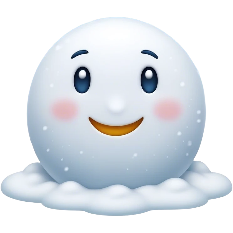 Cinematic Realistic Snow Emoji, Soft and delicate, with fluffy snowflakes drifting gently to the ground. The snow blankets the landscape in a peaceful, serene hush, creating a calm and sparkling atmosphere. Soft glowing outline, capturing the essence of tranquility, winter beauty, and crisp, clean freshness in a scene of falling snow! emoji