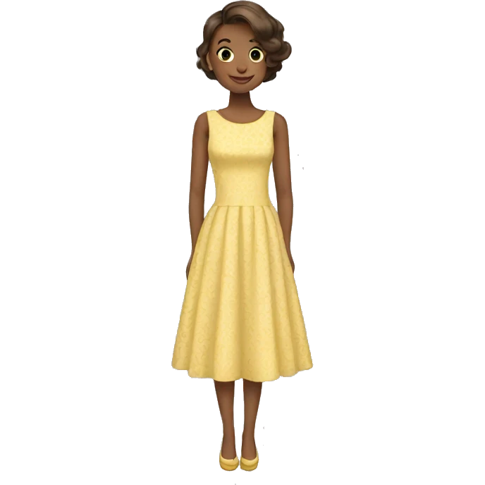 simple dress emoji