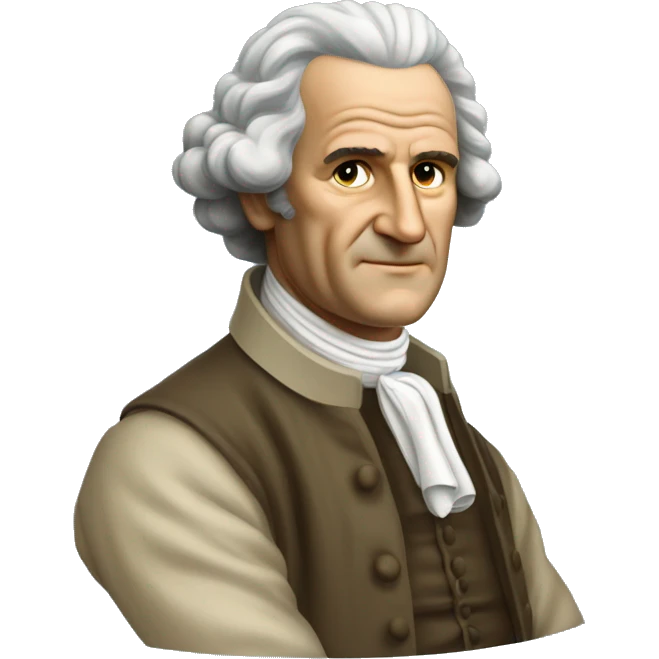 Jean-Jacques Rousseau, Genevan philosopher emoji