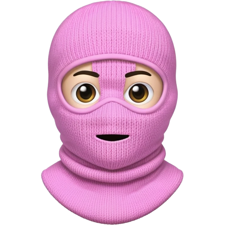 Ice-Pink Balaclava emoji