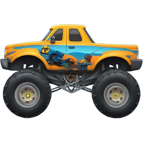 monster truck emoji