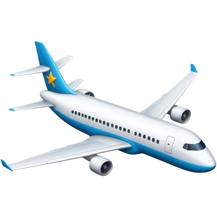 snowing airplane emoji