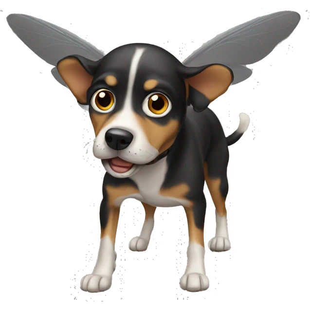 Dog fly emoji