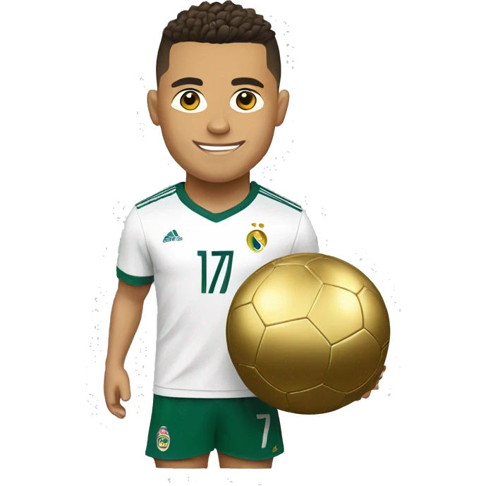 Ronaldo avec dix ballon d'or  emoji
