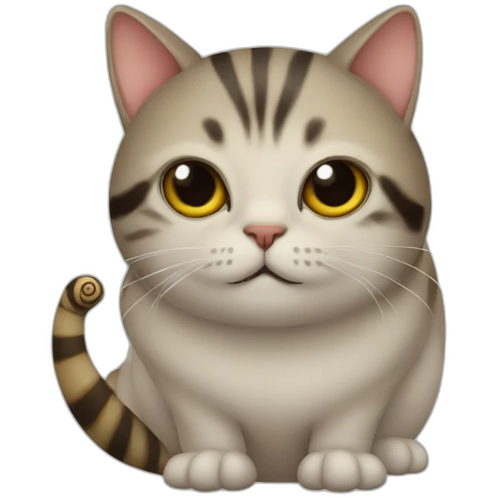snail cat emoji