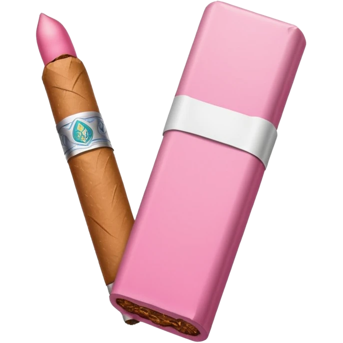 Cigarro rosa  emoji