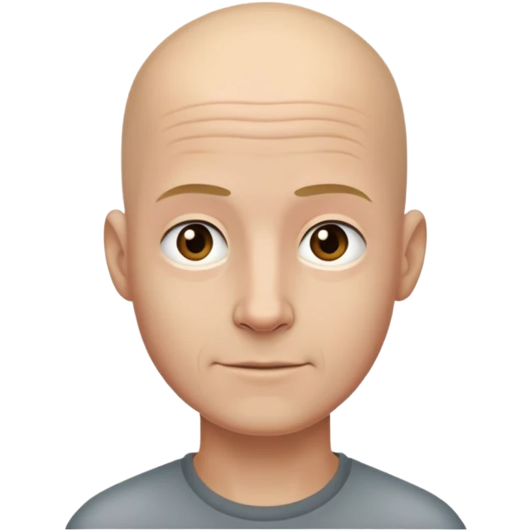 Martin, remove hair and beard emoji
