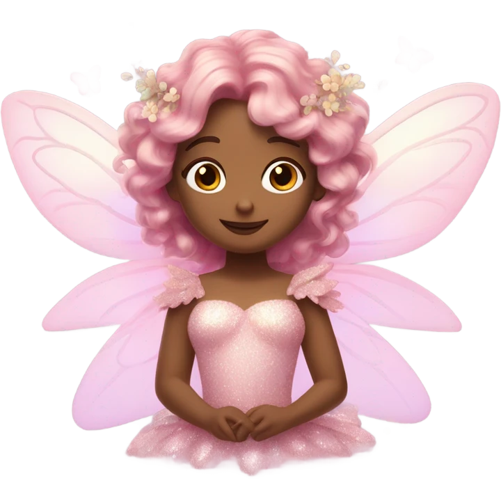 Pink fairy  emoji