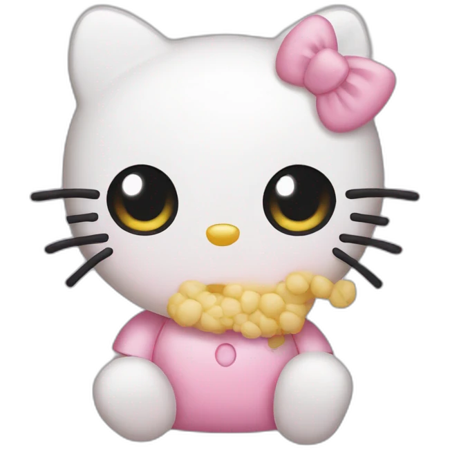 Hello Kitty malade emoji