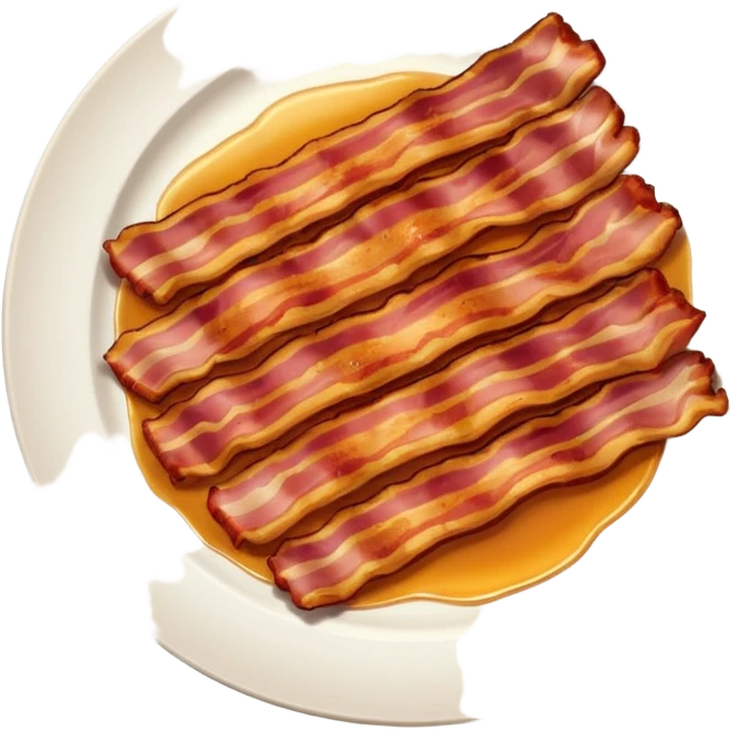 bacon on a plate emoji