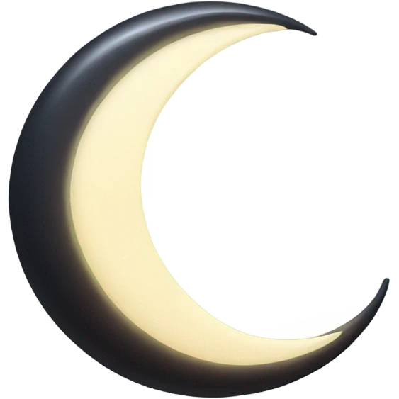 Moon slice  emoji
