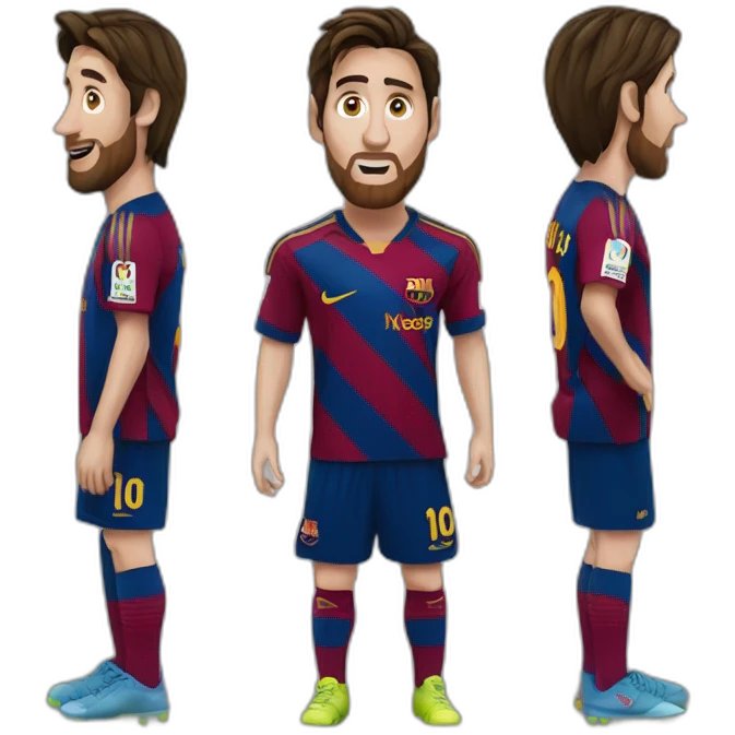 Messi tacle cris emoji
