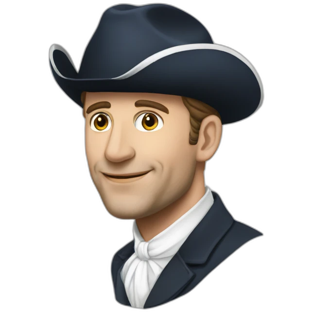 Macron bonnet d'âne emoji