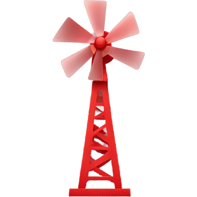 The moulin rouge cabaret in Paris. It’s a red windmill with a red base and cabaret lights  emoji