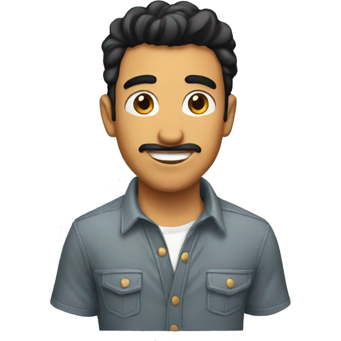 Chico enamorado emoji