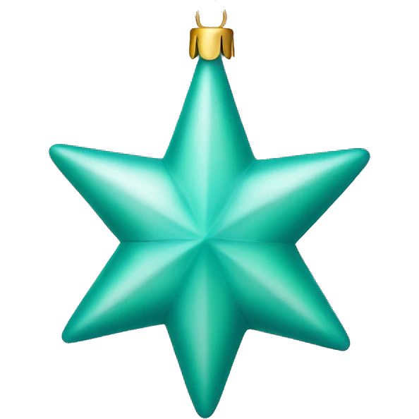 christmas decoration star emoji