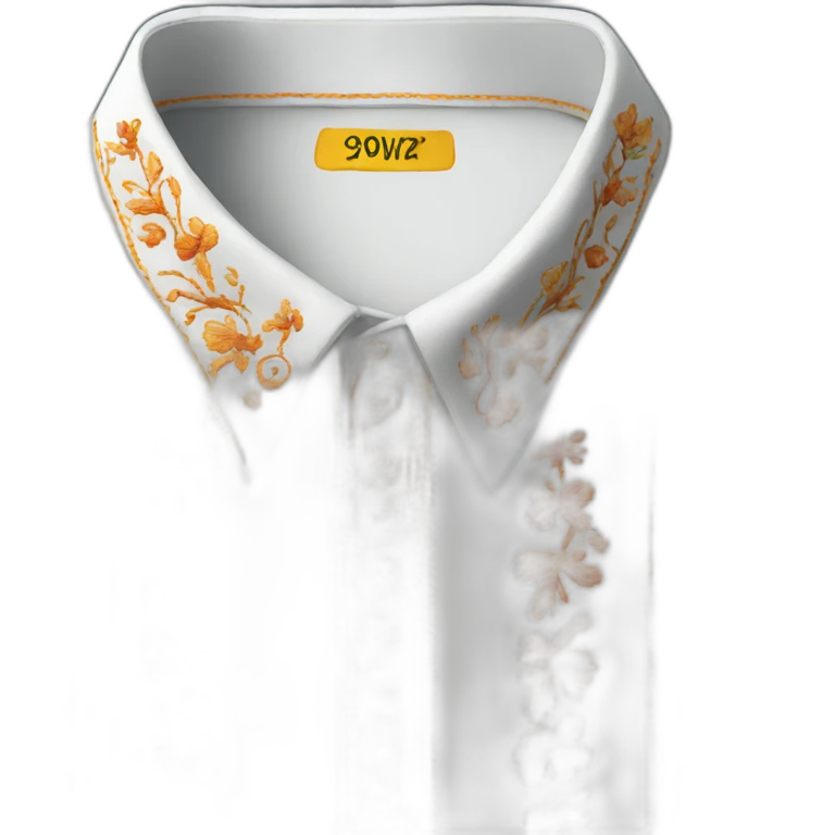 ukrainian embroidered shirt emoji