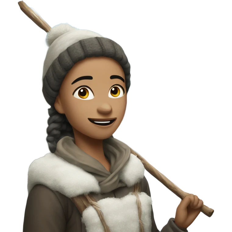 Croix et hiver emoji