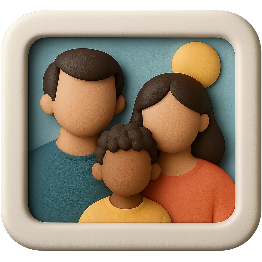 recreate this photo frame but add bit more details emoji