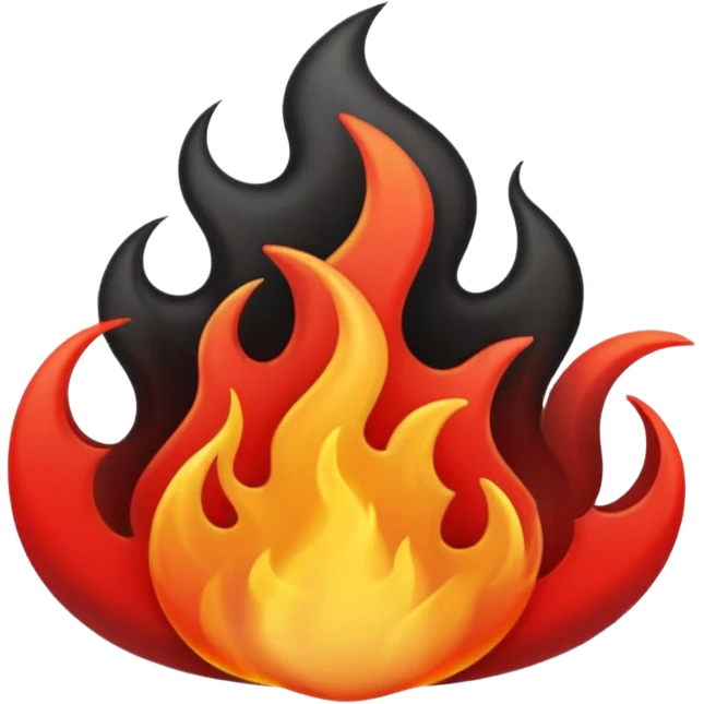 ❤️‍🔥🖤 emoji