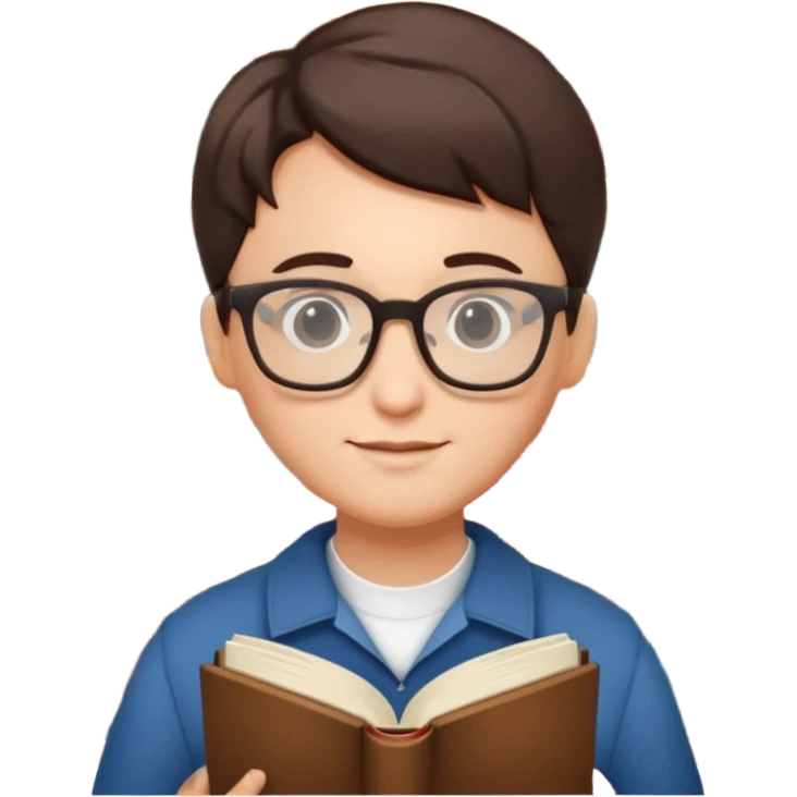 I’ll go to the library emoji