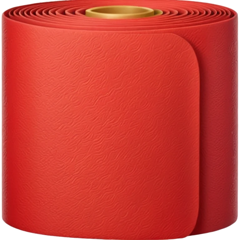 A roll of red wallpaper  emoji