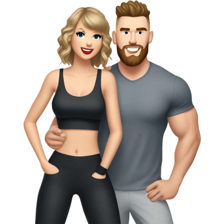 Taylor swift and travis kelce emoji