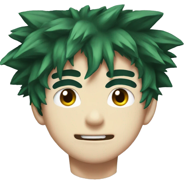 Deku from mha emoji