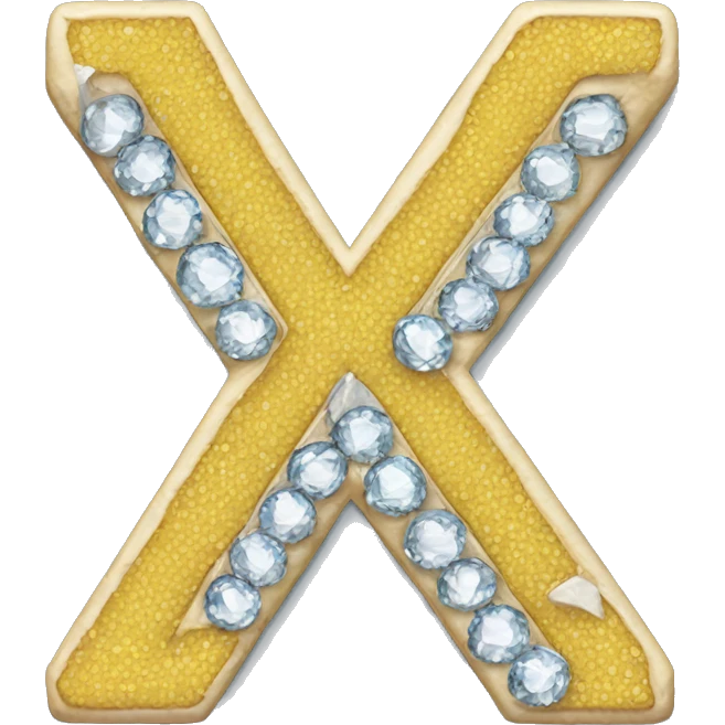 letter k from diamond  emoji