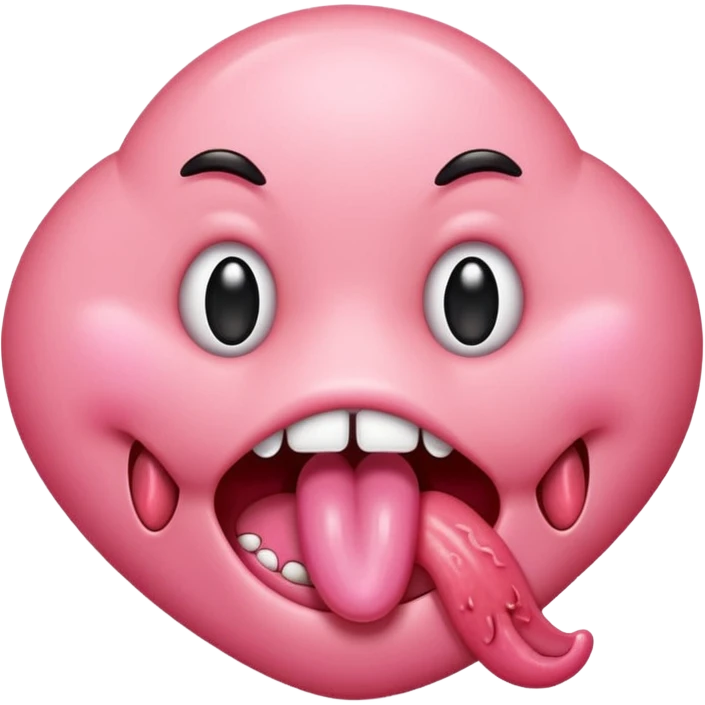 Drooling tongue emoji