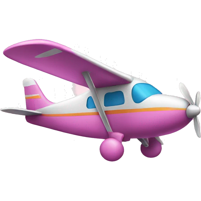Easter rabbit flying plane emoji