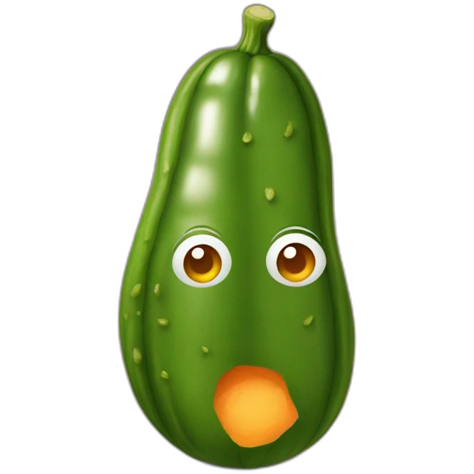 orange-pickle emoji