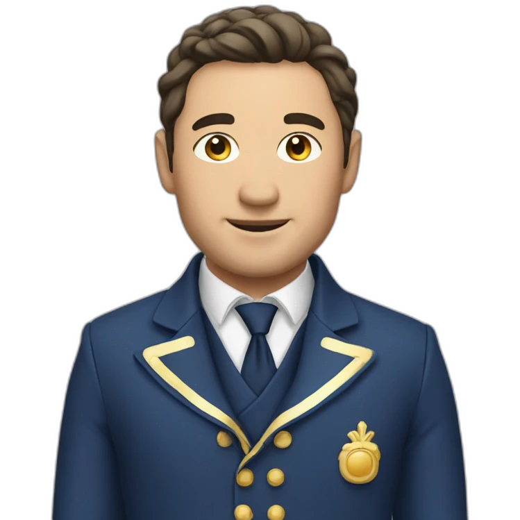 france yang man in national suit  emoji