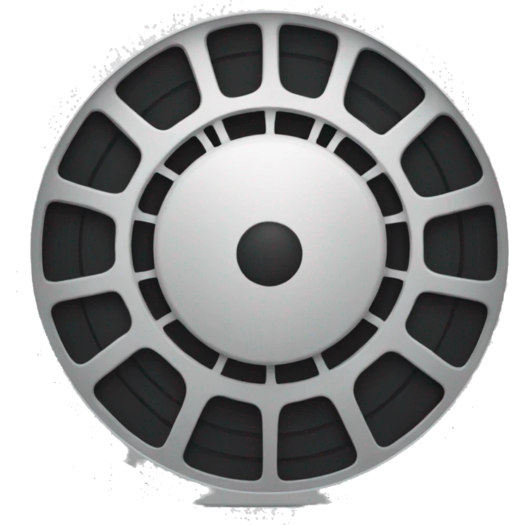 Black colored AC unit emoji