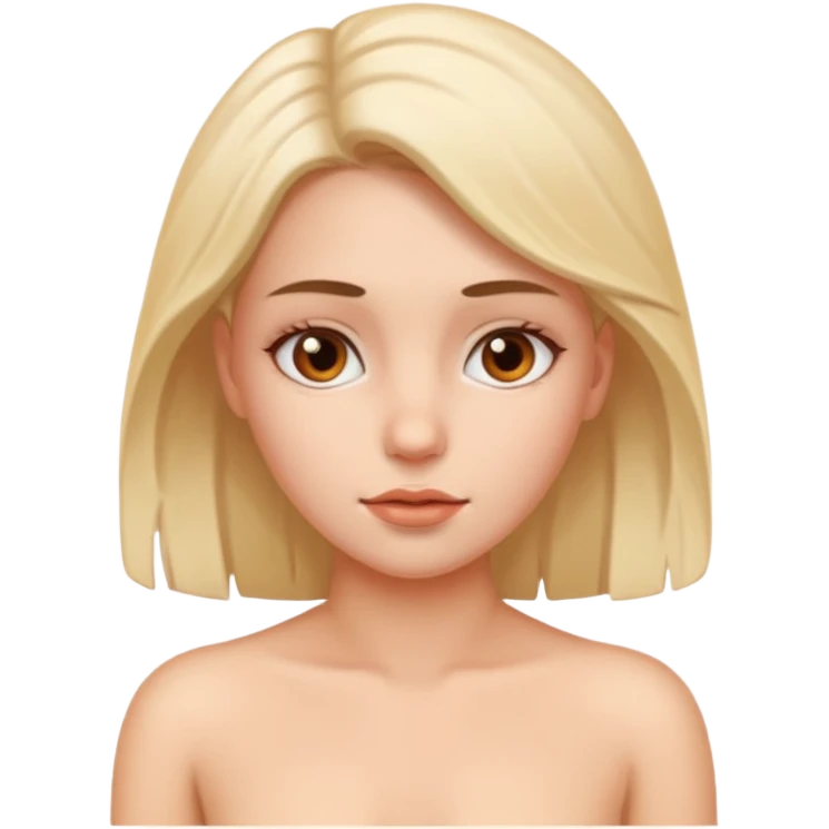 Hot and cold girl naked emoji