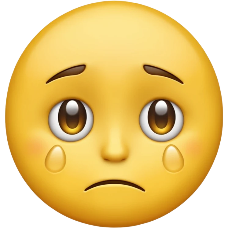Emoji face trying not to cry emoji