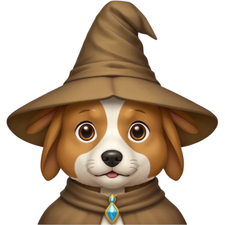 Dog wizard emoji