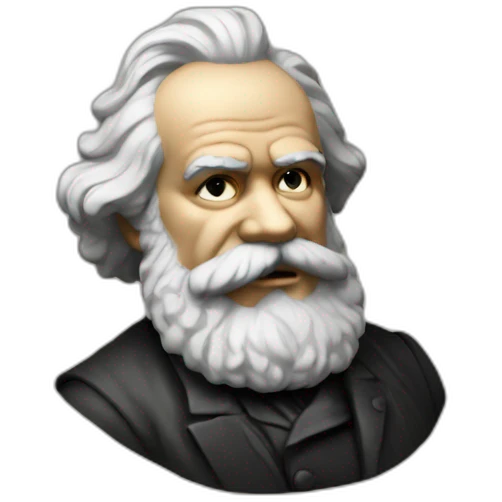 karl marx plays a tube emoji