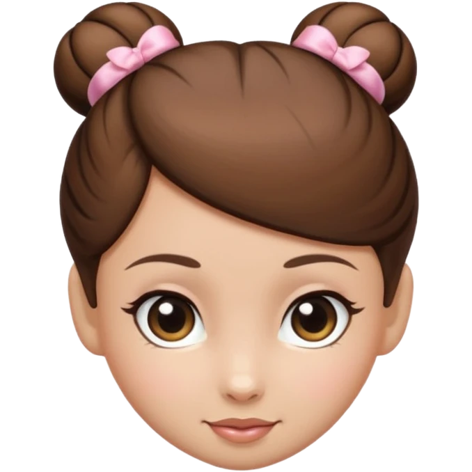 ballet bun emoji
