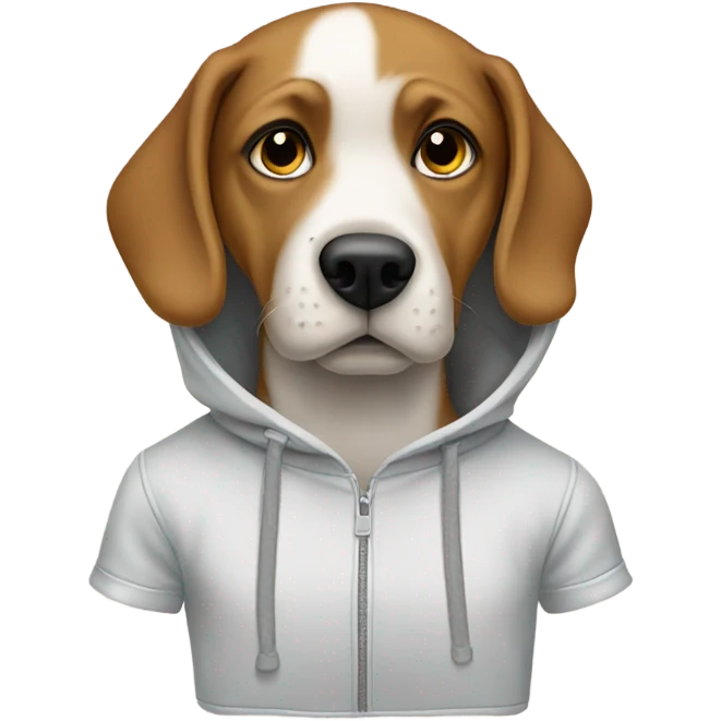 Dog hoodie emoji