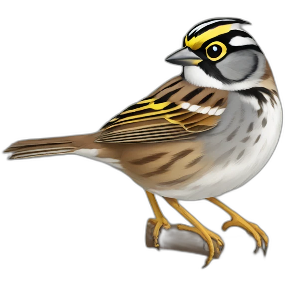 White throated sparrow emoji
