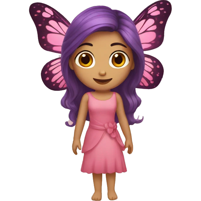 Mujer mariposa  emoji