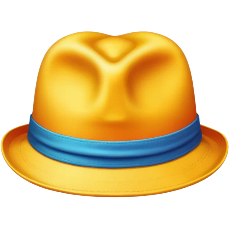 colorful hat emoji