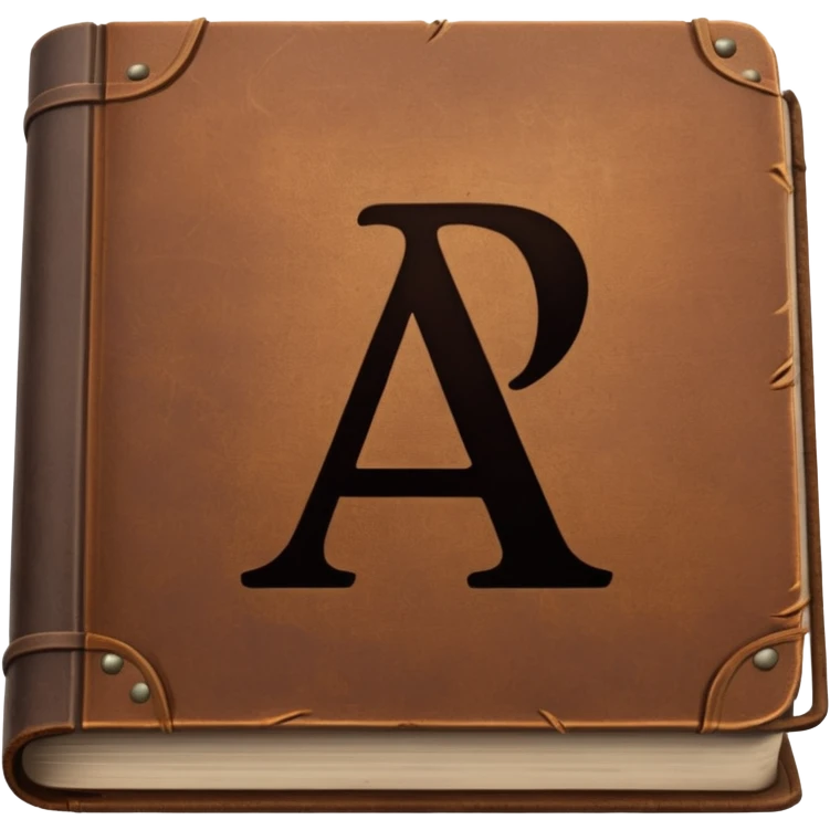a book with "A2" on its cover emoji