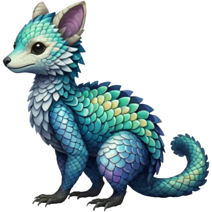 Modern Realistic Rare Fantasy Vernid-Trico-species by LiLaiRa full body emoji